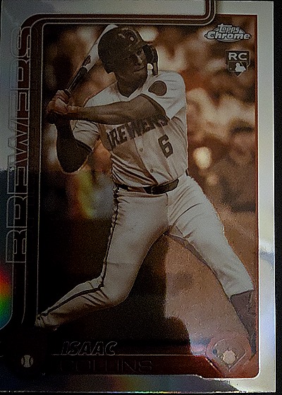 2025 Topps Chrome #92 Isaac Collins — front