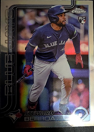 2025 Topps Chrome #163 Steward Berroa — front