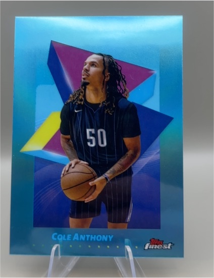 2024-25 Topps Finest #72 Cole Anthony — front
