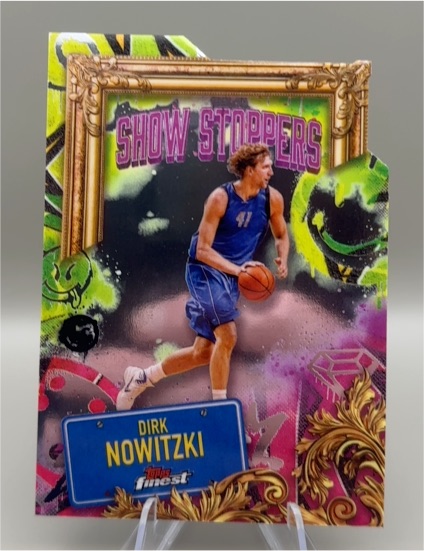 2024-25 Topps Finest #S-14 Dirk Nowitzki Show Stoppers — front