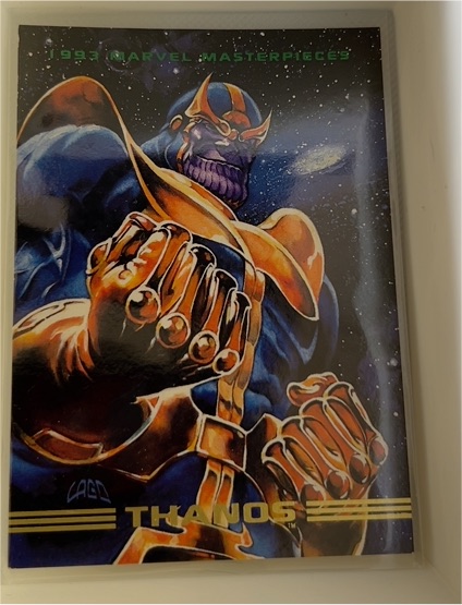 1993 SkyBox Marvel Masterpieces #35 Thanos — front
