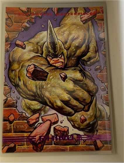 1993 SkyBox Marvel Masterpieces #48 Rhino — front