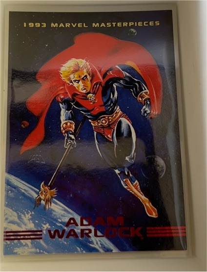 1993 Skybox Marvel Masterpieces #37 Adam Warlock — front