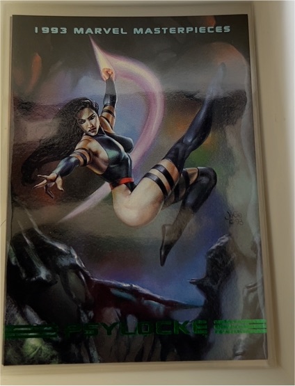 1993 SkyBox Marvel Masterpieces #24 Psylocke — front