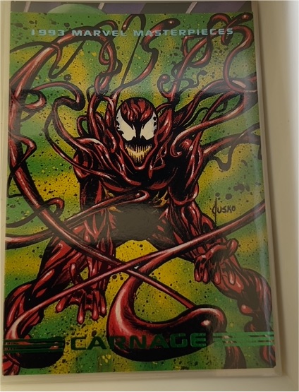 1993 SkyBox Marvel Masterpieces #19 Carnage — front