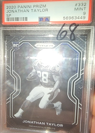 2020 Panini Prizm #332 Jonathan Taylor — front