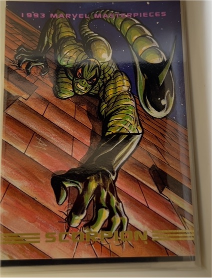 1993 SkyBox Marvel Masterpieces #63 Scorpion — front