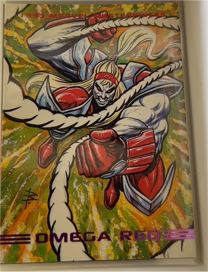 1993 SkyBox Marvel Masterpieces #54 Omega Red — front