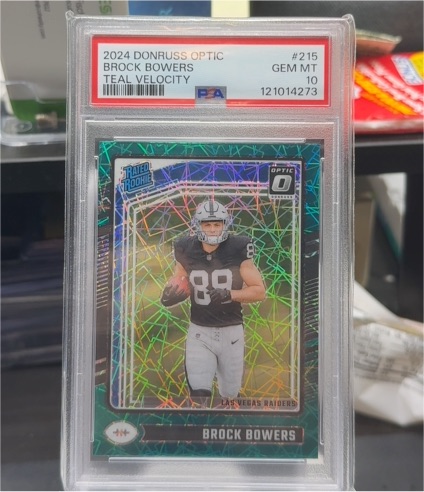 2024 Donruss Optic #215 Brock Bowers — front