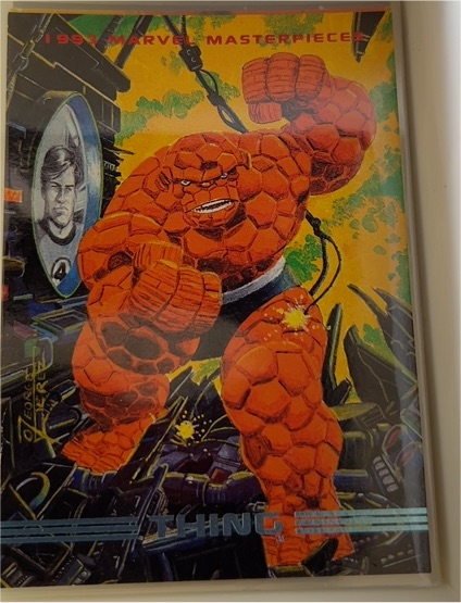 1993 SkyBox Marvel Masterpieces #14 Thing — front