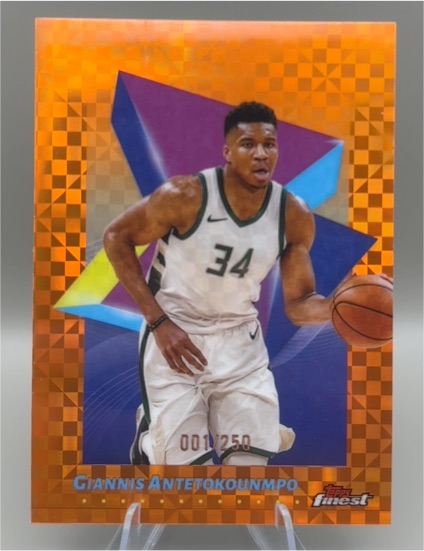 2024-25 Topps Finest #15 Giannis Antetokounmpo — front