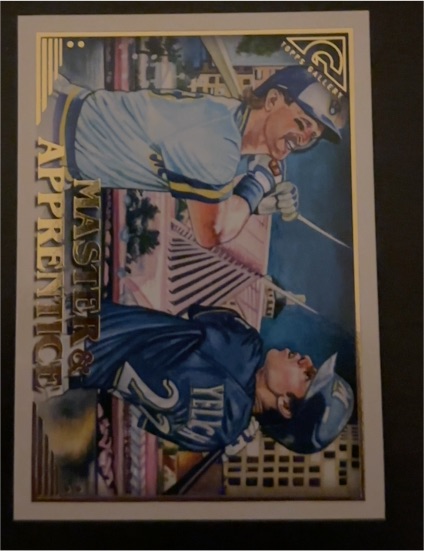 2019 Topps Gallery #MA-YY Robin Yount / Christian Yelich — front