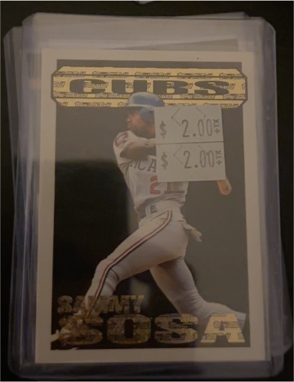 1994 Topps Black Gold #42 Sammy Sosa — front