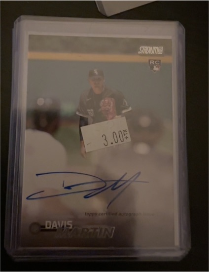 2023 Topps Stadium Club #SCBA-DM Davis Martin — front