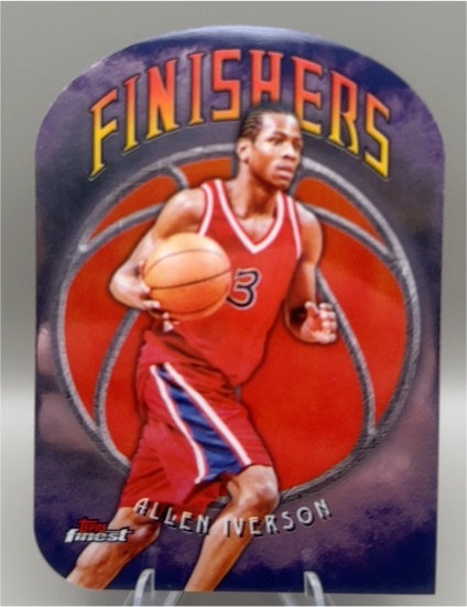 2024-25 Topps Finest #F-7 Allen Iverson Finishers Die Cut — front