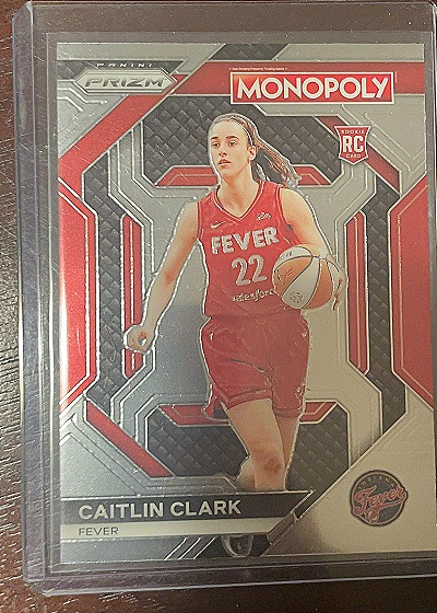 2024 Panini Prizm Monopoly WNBA #WNBA27 Caitlin Clark Rookie — front