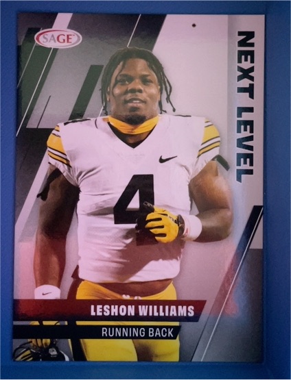 2025 Sage Low Series Next Level #96 Leshon Williams — front