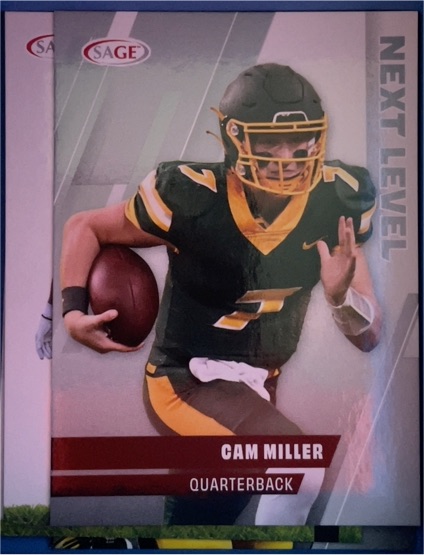 2025 SAGE Next Level #83 Cam Miller — front