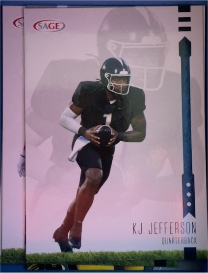 2025 SAGE HIT #10 KJ Jefferson — front