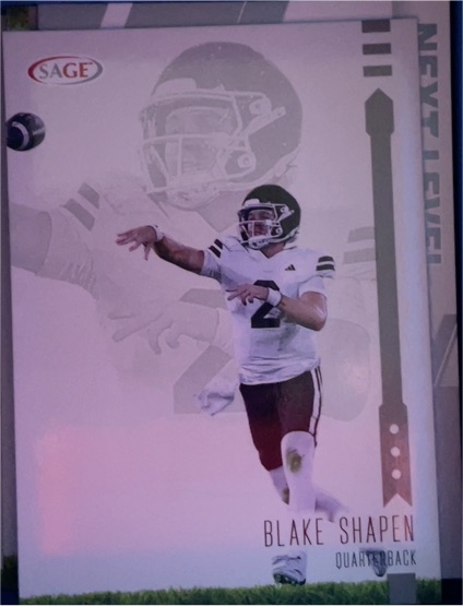 2025 SAGE Low Series #34 Blake Shapen — front