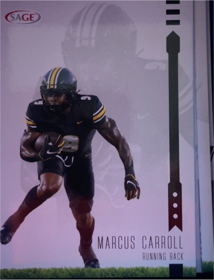 2025 Sage Hit #23 Marcus Carroll — front