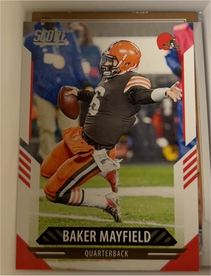 2021 Panini Score #104 Baker Mayfield — front