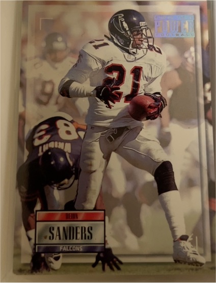 1993 Pro Set Power #21 Deion Sanders — front
