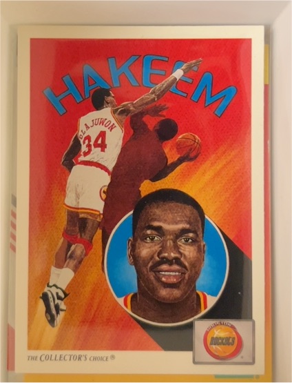 1991-92 Upper Deck #92 Hakeem Olajuwon Houston Rockets — front