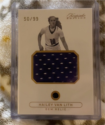 2024 Keepsake Edition Hailey Van Lith Gem Relic — front
