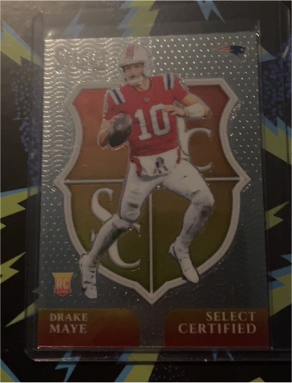 2024 Panini Select #3 Drake Maye Select Certified Rookies — front