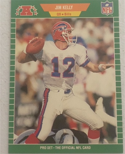 1989 Pro Set #22 Jim Kelly — front