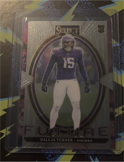 2024 Panini Select #25 Dallas Turner Future — front
