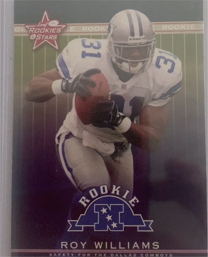 2002 Leaf Rookies & Stars #276 Roy Williams — front