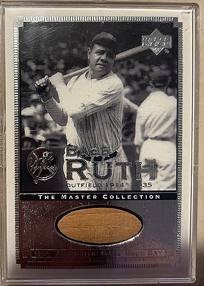 2000 Upper Deck The Master Collection Babe Ruth — front