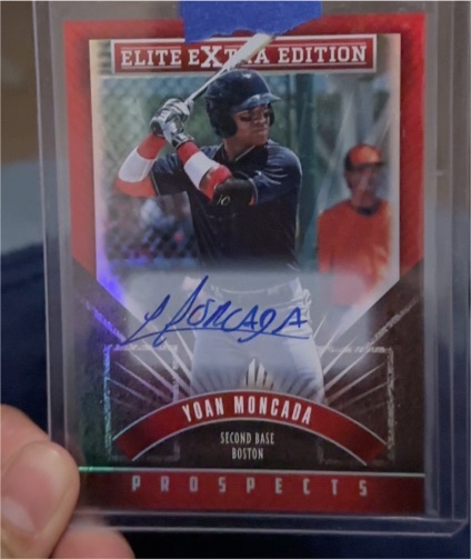 2015 Panini Elite Extra Edition #81 Yoan Moncada — front