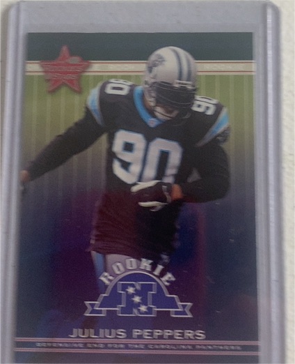 2002 Leaf Rookies & Stars #202 Julius Peppers Rookie — front