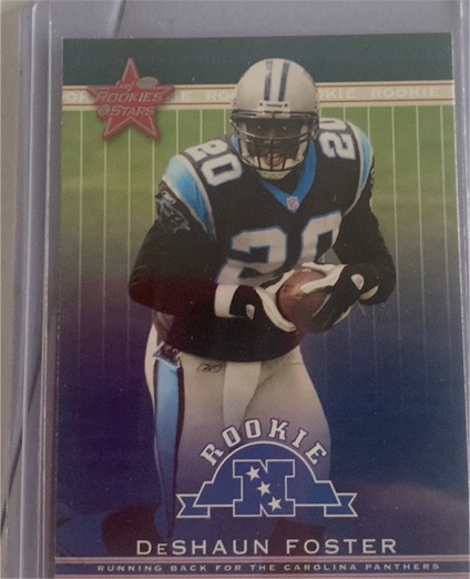2002 Leaf Rookies & Stars DeShaun Foster Rookie — front