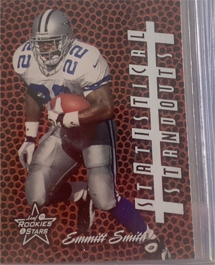 1999 Leaf Rookies & Stars Statistical Standouts #SS-22 Emmitt Smith — front