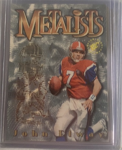1995 Stadium Club Metalists #M3 John Elway — front