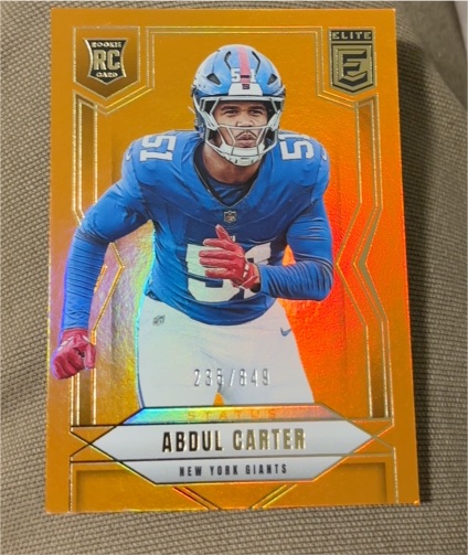 2025 Donruss Elite #235 Abdul Carter — front