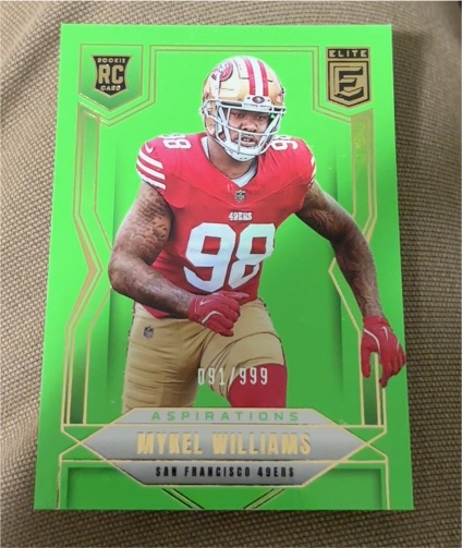 2025 Panini Donruss Elite #164 Mykel Williams Rookie — front