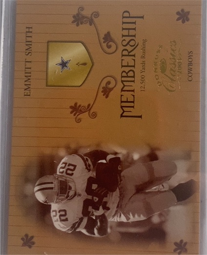 2003 Donruss Classics Membership #M14 Emmitt Smith — front