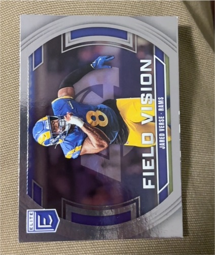 2025 Panini Donruss Elite Field Vision Jared Verse Rams — front