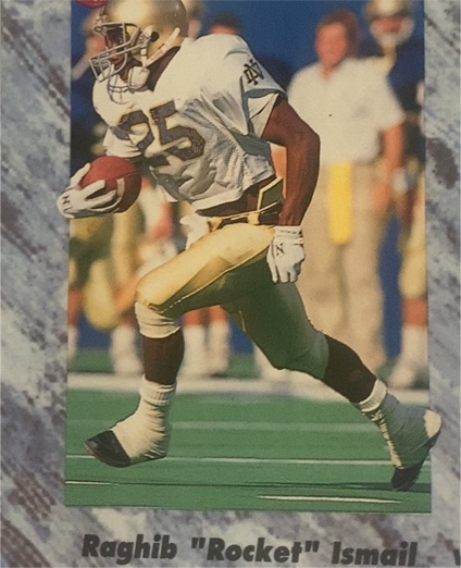 1991 Classic Four Sport #102 Raghib "Rocket" Ismail — front