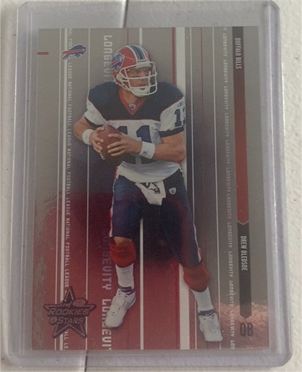 2003 Leaf Rookies and Stars Longevity #8 Drew Bledsoe — front