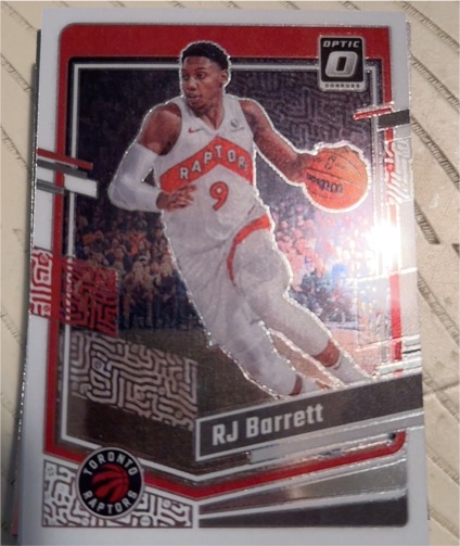 2023-24 Panini Donruss Optic #1 RJ Barrett — front
