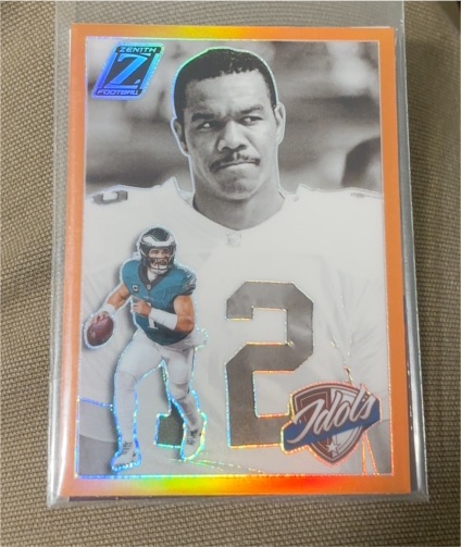 2024 Panini Zenith Idols #2 Randall Cunningham Jalen Hurts — front