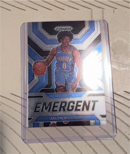 2022-23 Panini Prizm #12 Jalen Williams Emergent Rookie — front