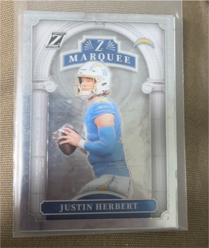 2024 Panini Zenith Z Marquee #25 Justin Herbert — front