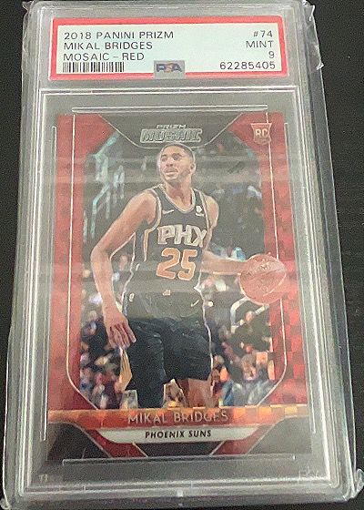 2018 Panini Prizm Mosaic #74 Mikal Bridges — front